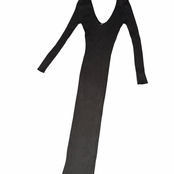 Fashion Nova Black Long Sleeve Dress - Picture 2 of 11